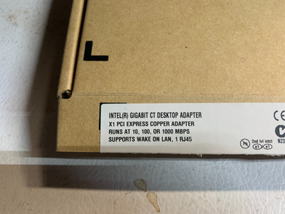 Intel (R) Gigabit CT Desktop Adapter EXP19301CT
