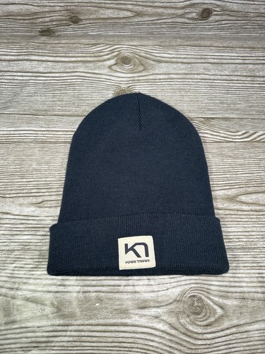 Gorro de invierno tejido azul Kari Traa talla única para la mayoría - Imagen 1 de 5