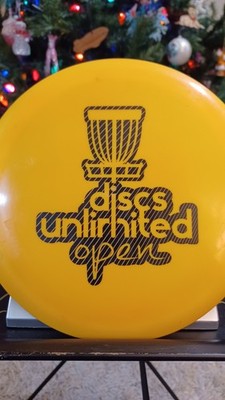 Yellow Innova Champion Discs Unlimited Open 167g SRP Disc Golf Driver - Mystery?