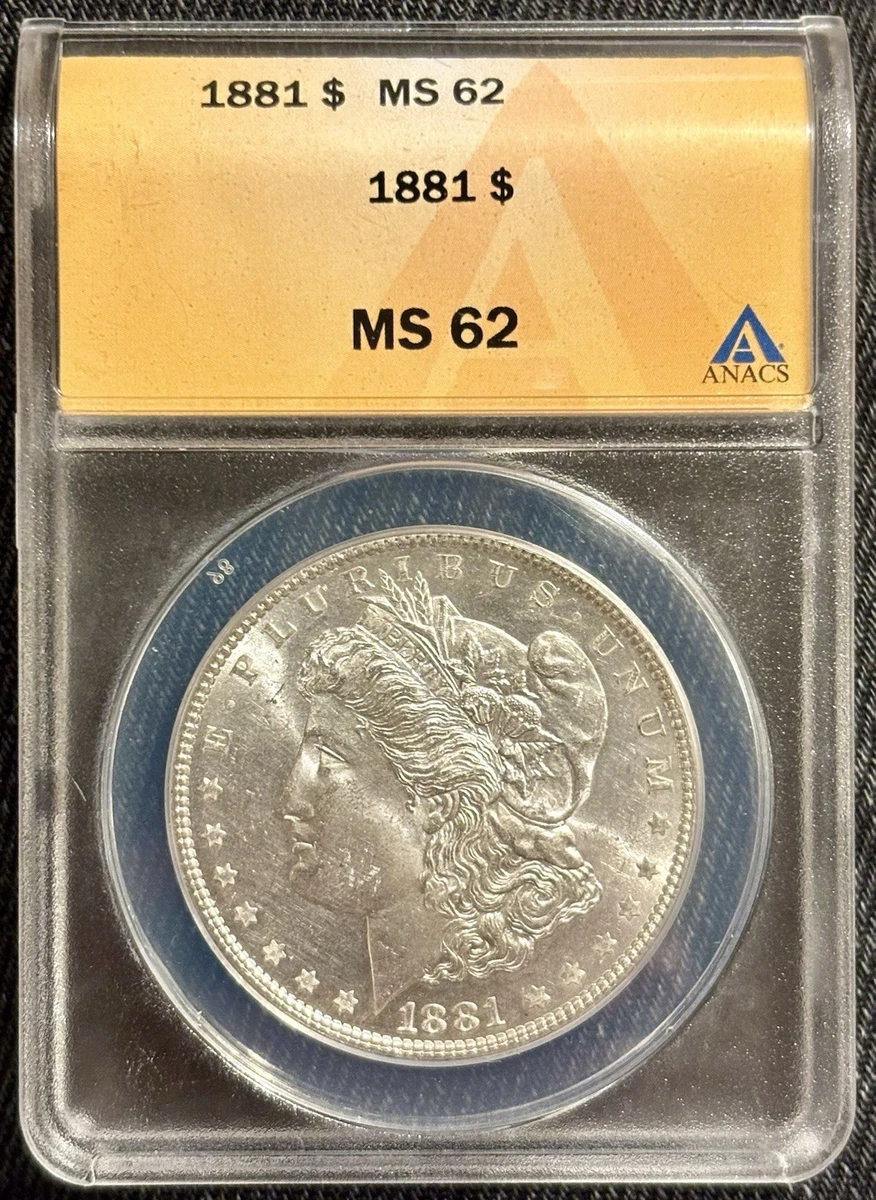 MS 62 Graded 1881 Year Morgan US Dollars (1878-1921) for sale | eBay