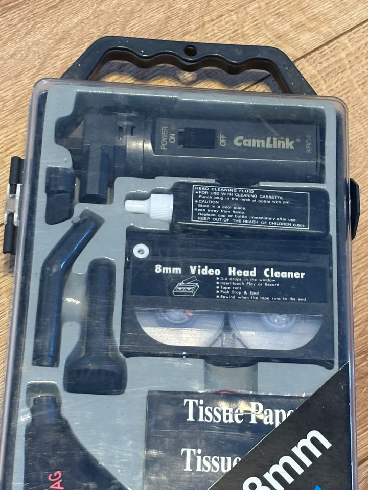 Camcorder Care Kit 8mm Full Set of Accessories Video Camera Cleaner New Unopened - Image 2 of 3