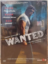 Wanted - Salman Khan Bollywood Hindi Movie DVD 2-Disc Spl Edition, W/ Slipcover