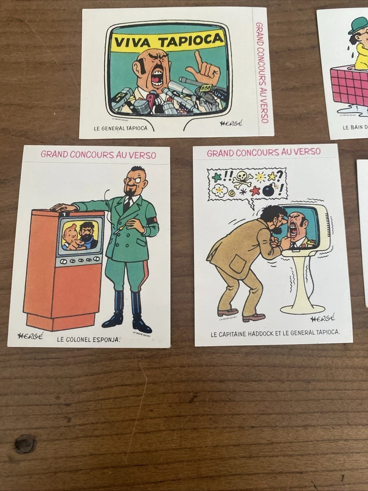 Vignette Autocollante Panini Tintin La Vache Qui Rit 1976/77 Au Choix Prix Unité - Photo 4/4