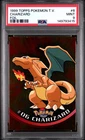 1999 TOPPS POKEMON TV FOIL #6 CHARIZARD PSA 9