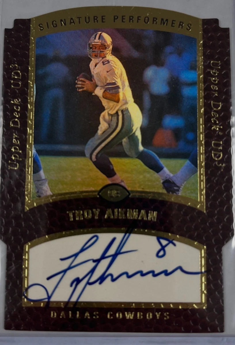 Troy Aikman Autograph Football Cards for sale | eBay