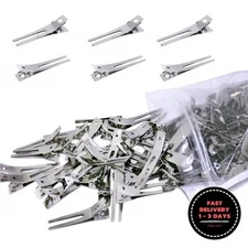 100 pinzas para el cabello, pinzas de doble punta para rizos