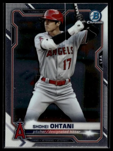 2021 Bowman Chrome Shohei Ohtani #27 Los Angeles Angels