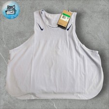 Nike AeroSwift Dri-FIT ADV Cropped Running Purple Tank Top FN2713-057 Womens XL