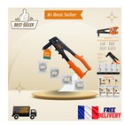 Pince à Rivets Polyvalente Meiwaltee: Facilité et Performance, 200 Rivets Inclus
