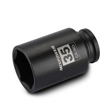 12 Drive Deep Impact Socket Cr-mo 35 Mm Metric 6 Point Axle Nut Impact
