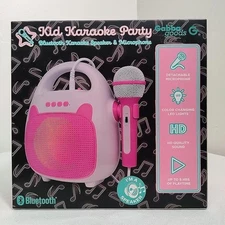 Gabba Goods Kids Karaoke Party Speaker with Microphone 2 Piece Set
