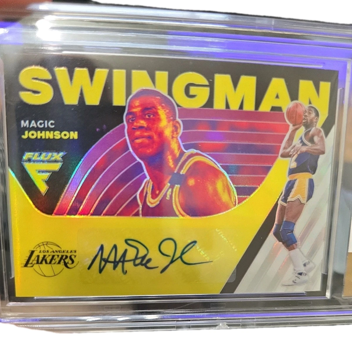 Panini Magic Johnson Basketball Autographed Sports Trading Cards