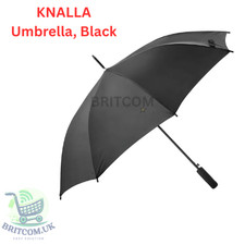 IKEA KNALLA Windproof Strong Umbrella Large High Quality Compact Unfolds Auto