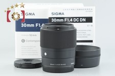 Used SIGMA 30mm f 1.4 DC DN Contemporary for Sony E mount comes with original bo