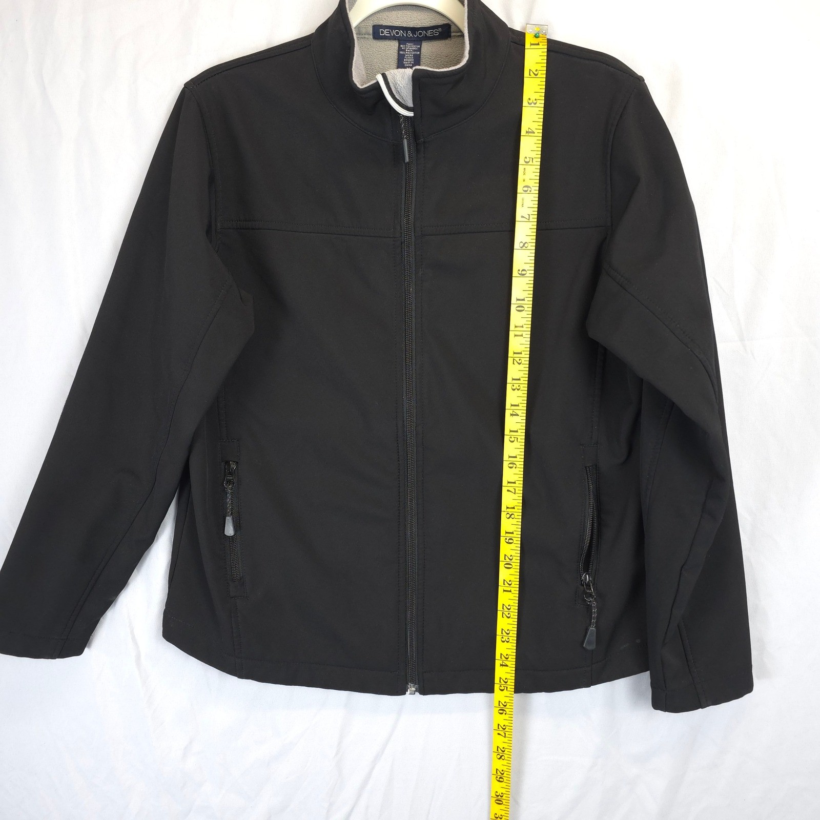 Devon & Jones Black Soft Shell Jacket Women M Ful… - image 10