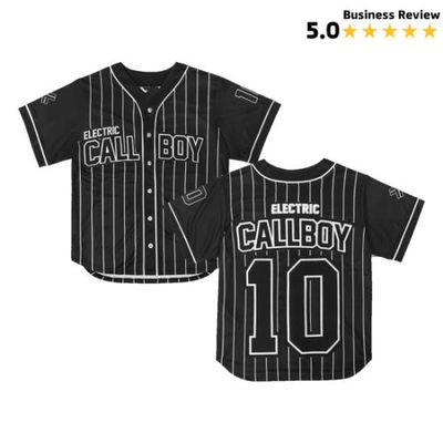 Electric Callboy Baseball Jersey Black Special For Fan Gifts