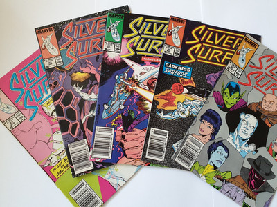 Silver Surfer (Vol II) 21, 22, 27, 29, 30 (Marvel) - (US) - (5 Hefte) -
