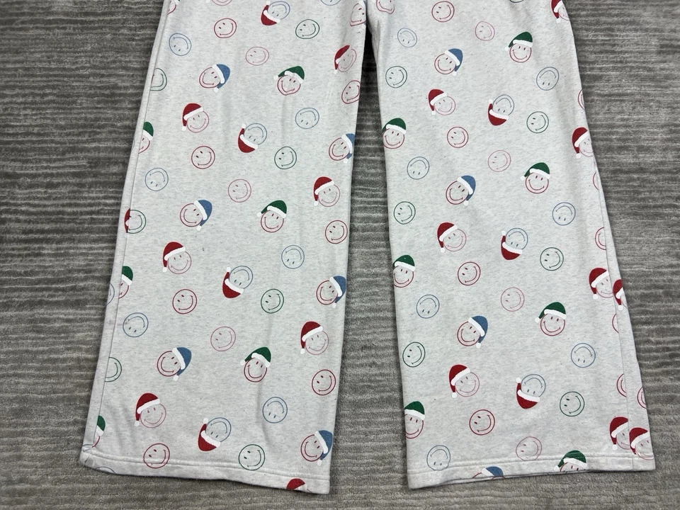 Pantalones deportivos American Eagle para mujer XL cara sonriente Navidad AE salón cordón Foto 3 de 4