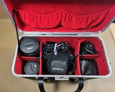 Vintage Konica AutoReflex T 2 Kit-Manuals,35,57,65-135mm, Extras