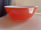 Pyrex Primary Color Red Mixing Bowl 4 qt Quart Nesting Vintage #404