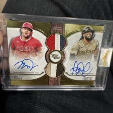 2025 Five Star Dual Autograph Patch Trout And Tatis 4/10