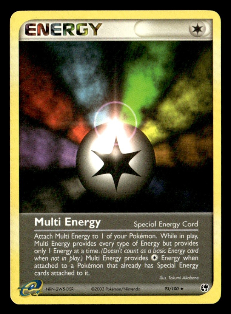 Multi Energy Rare Regular Sandstorm 93/100 NM Pokémon TCG