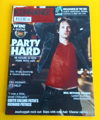 Kerrang! No.919 August 31 2002 - Ash, Queen Adreena, Reef, Filter, Feeder, Nile