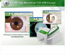Hot  latest 5.0 MP USB Iriscope Iris Analyzer Iridology camera w/ Pro Iris hlxe