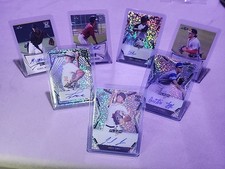 2021 Leaf Flash/Leaf Draft - Autograph 7 Card Lot Jones, Madden, Lange, Cabrera
