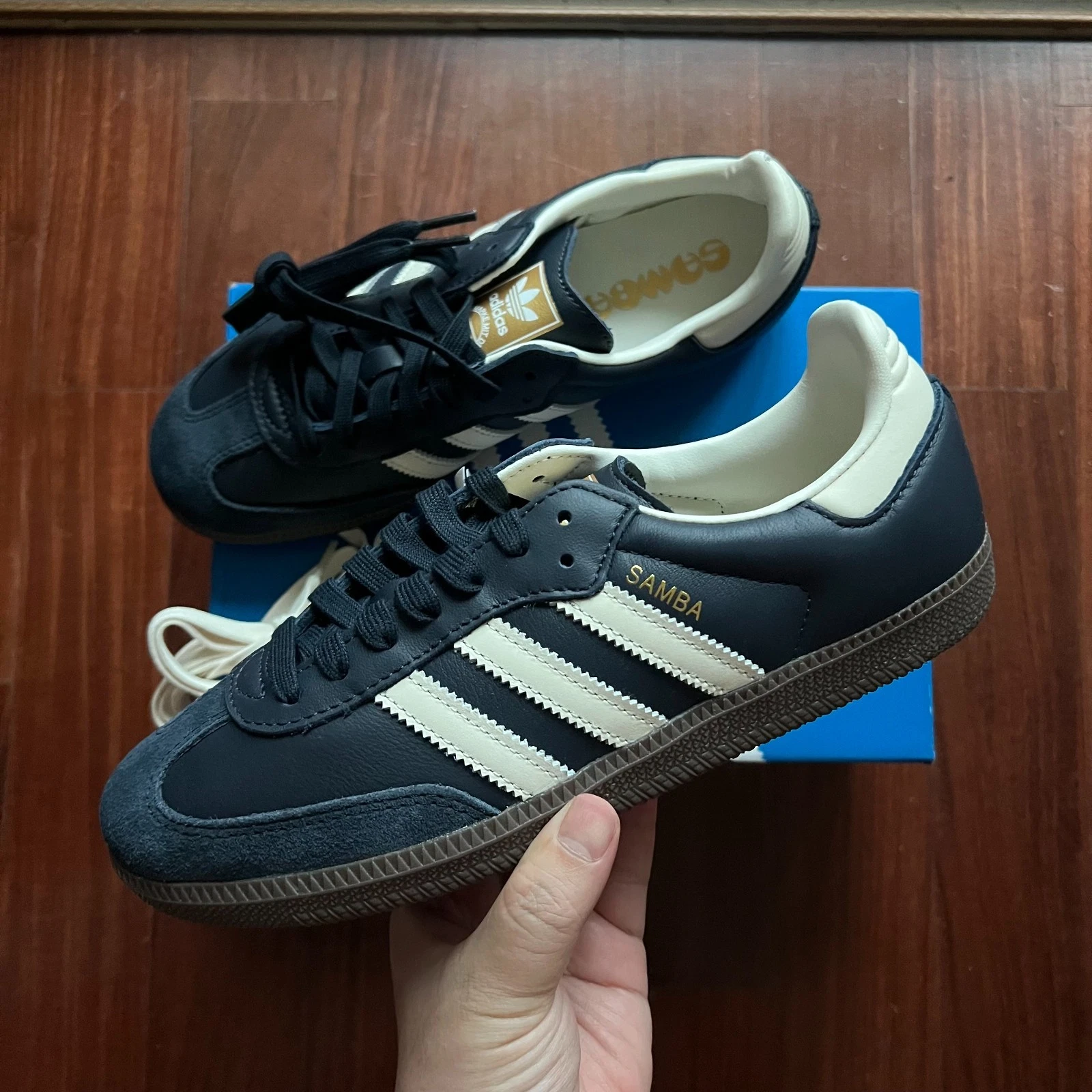 adidas Samba OG Night Navy Cream Mens Womens Sneakers ID2056 ✅Multiple Sizes
Opens in a new window o