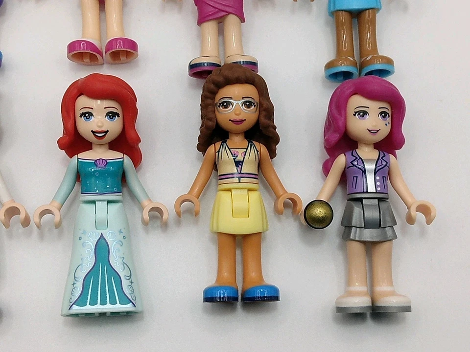 10 Lego Amigos Princesa Minifigura Ariel Navidad Medias Rellenas Niñas 809 Foto 3 de 4