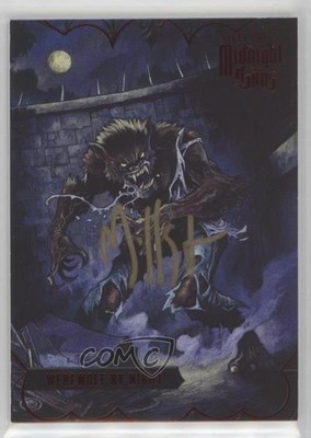 2023 Fleer Ultra Midnight Sons Red /100 Paskal Millet Werewolf by Night Auto 5x5