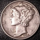 1936 D Mercury Dime - XF - 90% Silver Winged Liberty 10C