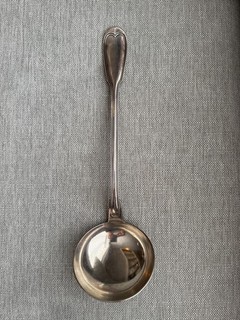 Early 19th C Large French Solid Sterling Silver Soup Ladle 950/1000 259g