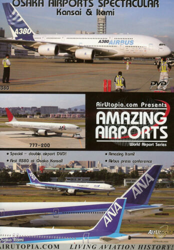 Osaka Kansai Itami Airports Japan A380 DVD - Picture 1 of 1