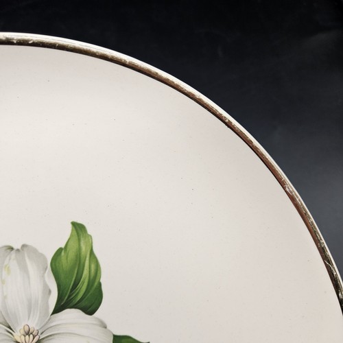 Vintage American Limoges Glamour Trillium G410 Cake Plate Serving Platter 10" - Picture 4 of 11