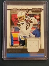 2021 Playbook Mike Williams Down And Dirty Game Worn Jersey #185/299 Chargers