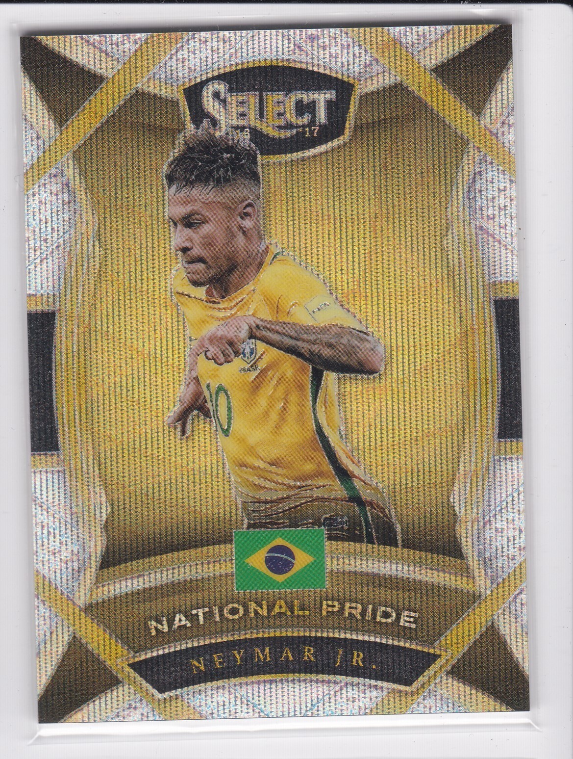 2016-17 Panini Select #7 Neymar Jr National Pride Brazil