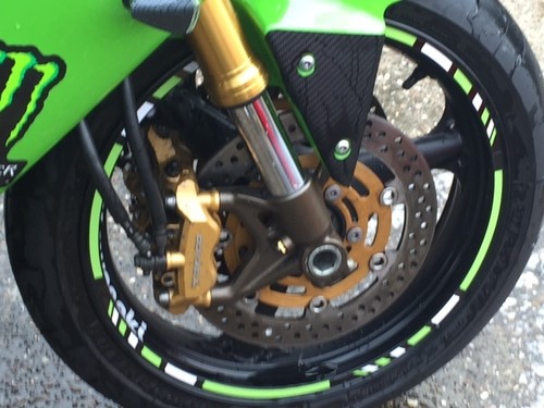 CUSTOM MOTORRAD FELGENSTREIFEN RAD AUFKLEBER BAND KAWASAKI NINJA ZX6R ZX7R ZX9R ZX6 - Bild 6 von 29