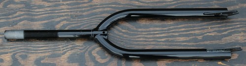 Black 26" Cruiser Bike Tube FORK 1" Vintage Chopper Bicycle BMX Beach Lowrider - Picture 7 of 11