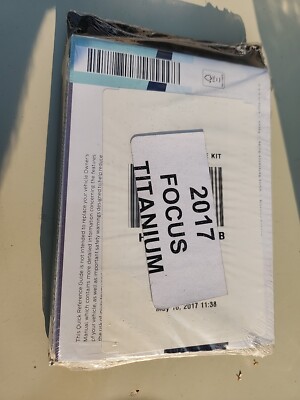 2017 Ford Focus Titanium For Owners Manual Free Shipping
