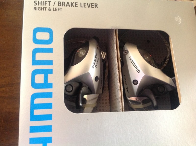 Shimano shift/brake lever set
