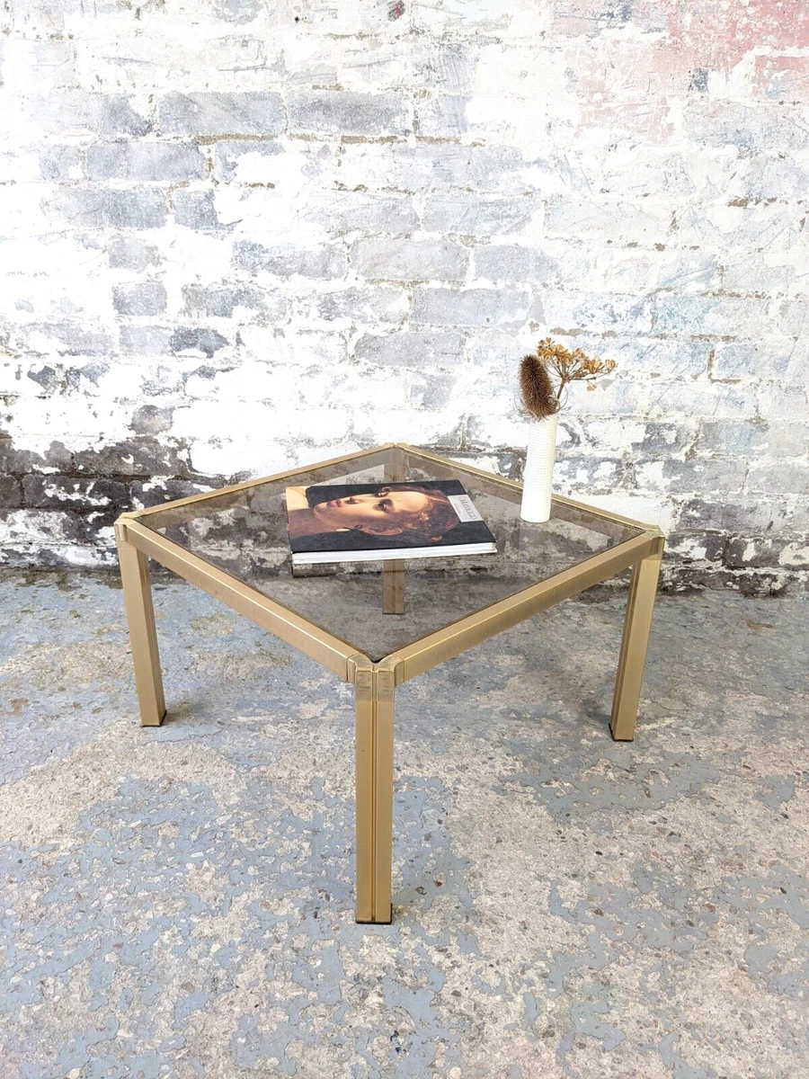 Gold mid 2024 century coffee table