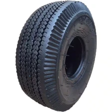 4.10/3.50-4 Tubeless Sawtooth Tire 4PR Load 400 lbs Utility Cart Replacement