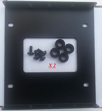 Lot 2 of 2.5"- 3.5" HDD mounting bracket for SSD HDD, shock absorber, 8 screws
