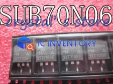 6PCS SUB70N06-14 Encapsulation:D2PAK,N-Channel 60-V (D-S), 175 Degree