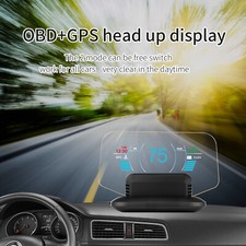Car Hud Obdgps Head Up Display Speedometer High Definition Screen Projector Oit