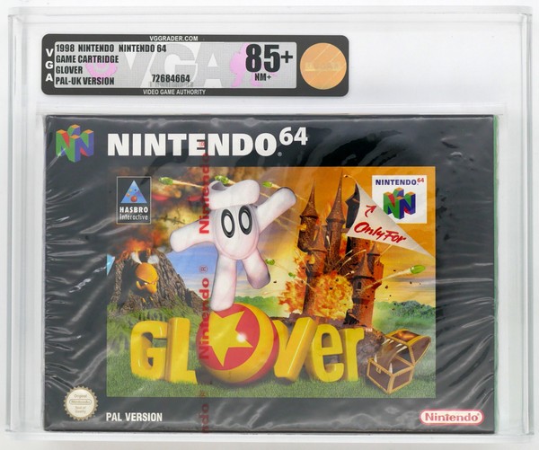 Glover | Nintendo 64 N64 | EingeschweißT Neu Sealed Vga 85+-image