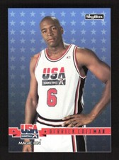 1994-95 SkyBox USA Magic On Derrick Coleman #42 Team USA