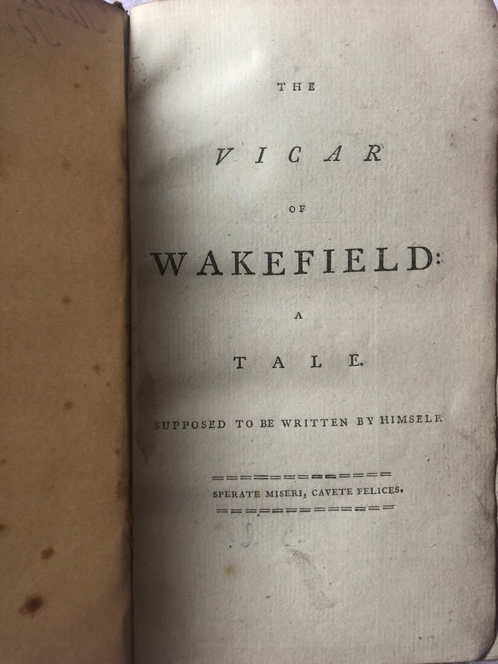 The Vicar of Wakefield, Vol. 1: A Tale (Classic Reprint) - Goldsmith